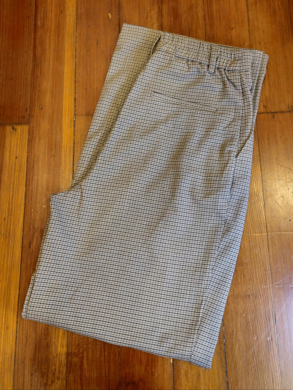 House of Harlow 1960 Black and Brown Houndstooth Trousers